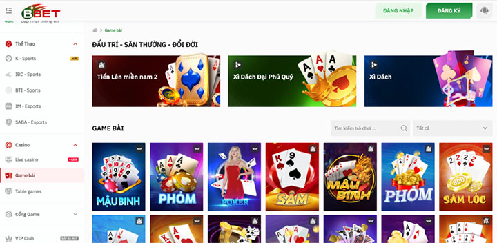 Đa dạng sản phẩm tại Bbet