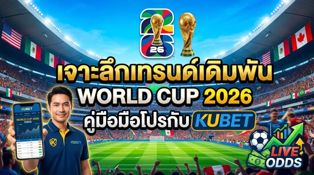เจาะลึกเทรนด์เดิมพัน World Cup 2026: คู่มือมือโปรกับ KUBET