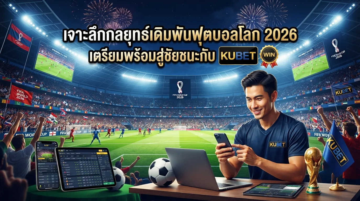 เจาะลึกกลยุทธ์เดิมพันฟุตบอลโลก 2026: เตรียมพร้อมสู่ชัยชนะกับ KUBET